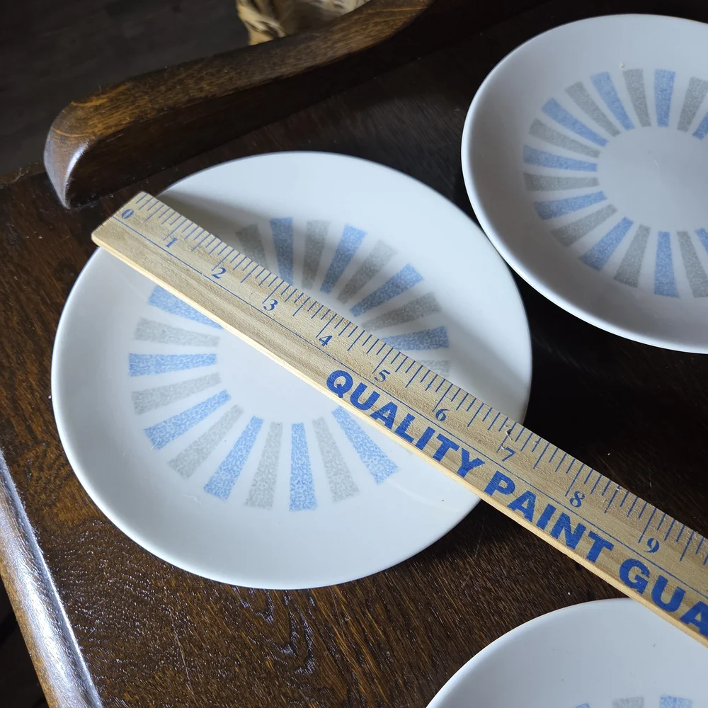 Homer Laughlin Blue and White Dinnerware Set